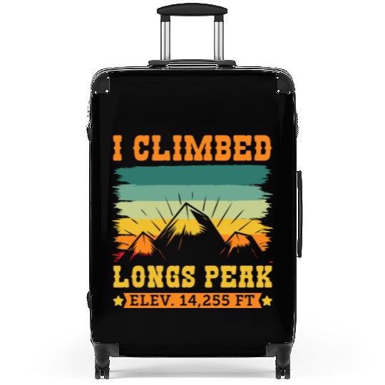 Longs Peak Climbing Summits Hiking lover Suitcases