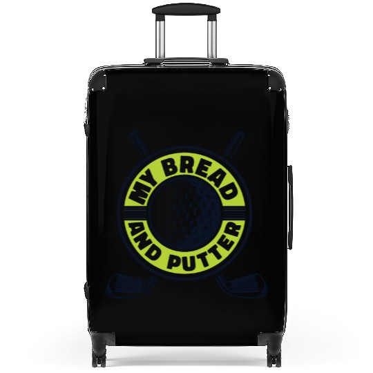 My Bread And Putter Player Pro Golfer Golfing Suitcases