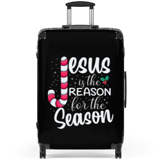 Jesus Is The Reason For The Season Christmas Suitcases