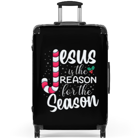 Jesus Is The Reason For The Season Christmas Suitcases