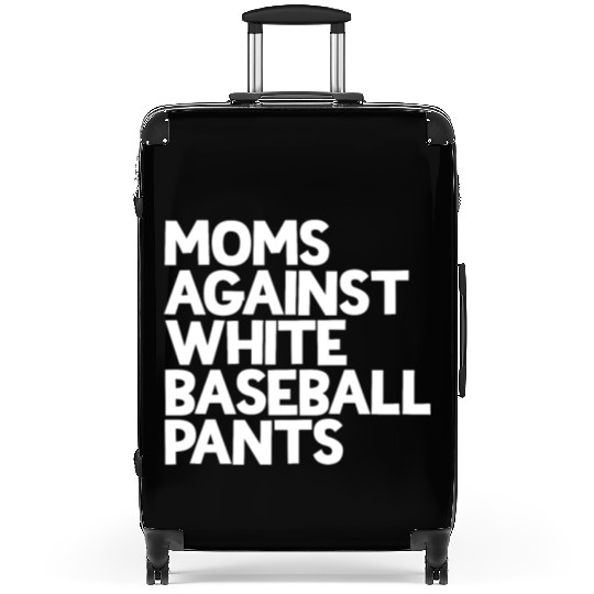 Moms Against White Baseball Pants Women's Baseball Suitcases