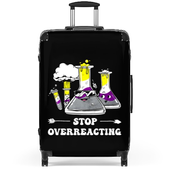 Non Binary Pride Flag Chemistry Teacher Suitcases