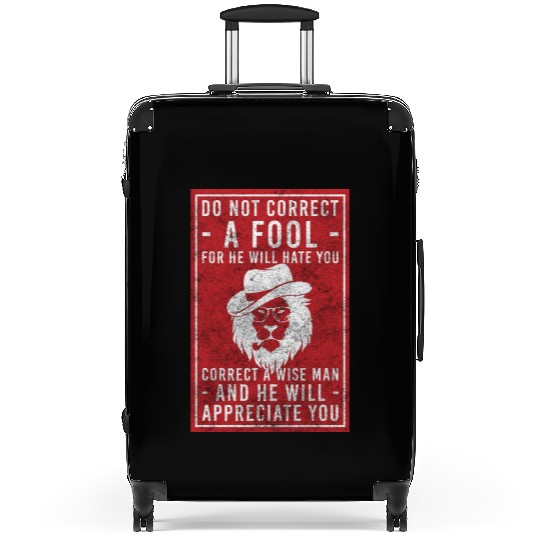 Lion Head Africa Wilderness Pride Suitcases