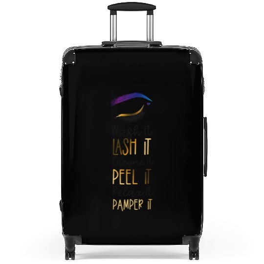 Cute Licensed Esthetician Skincare Suitcases