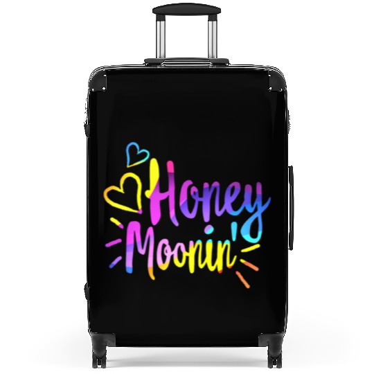 Honeymoonin Suitcases Newlywed Suitcases Wifey Hubby