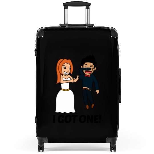 FUNNY BRIDE TO BE I BRIDE SQUAD JUST MARRIED GIFT Suitcases