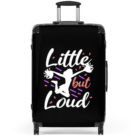Girl Cheerleader Cutest Cheer Little But Loud Suitcases