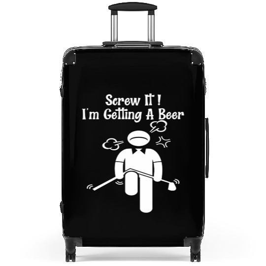 Golf Beer Golfer Father Day Mother Day Suitcases