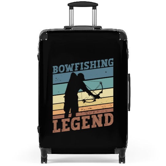 Bowfishing Legend Bowfishing Fishing Fisherman Suitcases