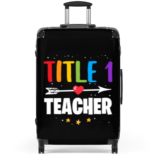 Title One 1 Teacher Back To School Kindergarten Pr Suitcases