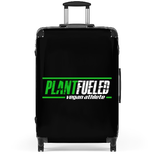 Fitness Gym Workout Plant Fueled Vegan Athlete Suitcases