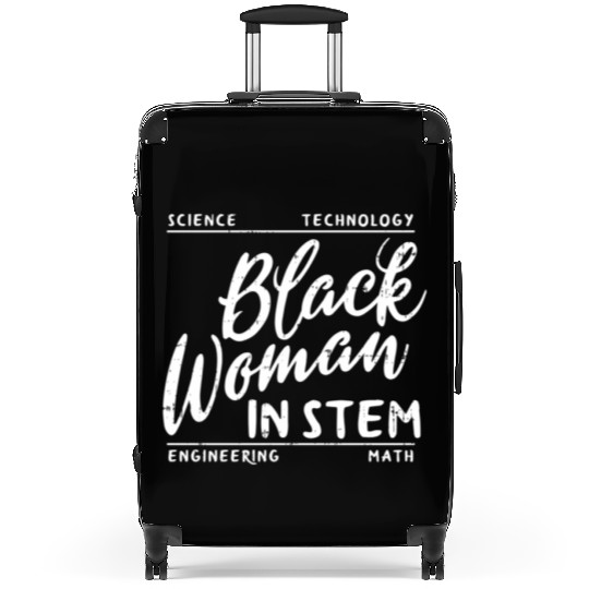 Black In Stem Science Math African Melanin Suitcases