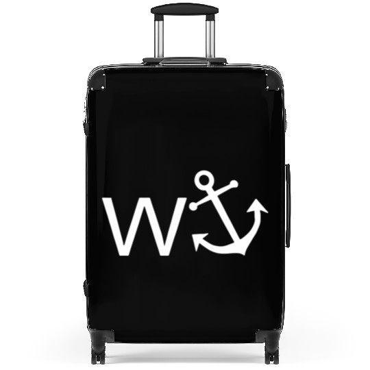W Anchor Wanker Jerk Slang Suitcases