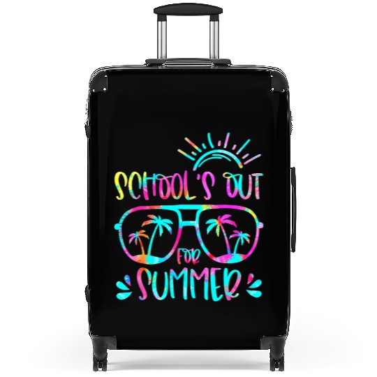 Last Day Of School Schools Out For Summer Teacher Suitcases