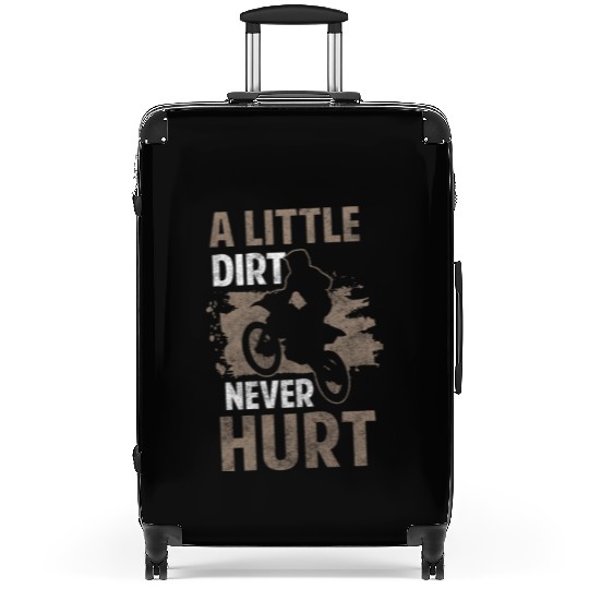 Dirt Bike Cyclists Motocross Park Suitcases