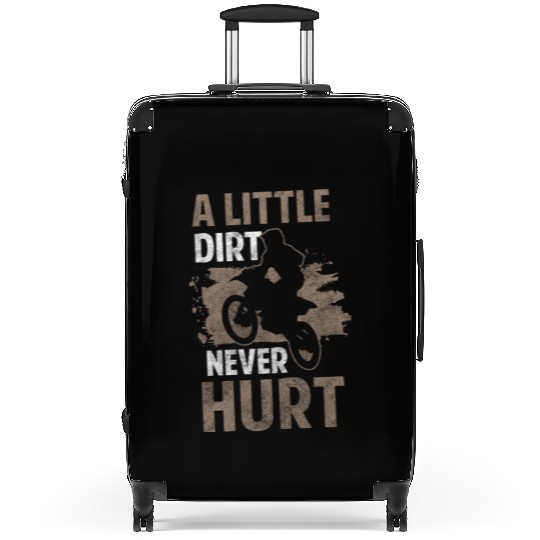Dirt Bike Cyclists Motocross Park Suitcases