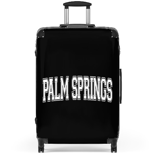 Palm Springs Ca California Usa Sports Varsity Styl Suitcases
