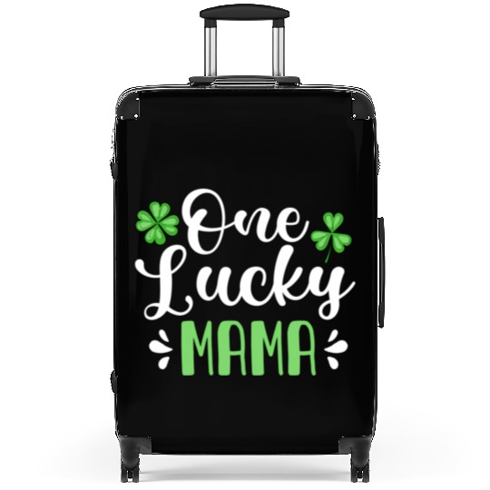 One Lucky Mama St Patrick'S Day Mother Shamrock Mo Suitcases