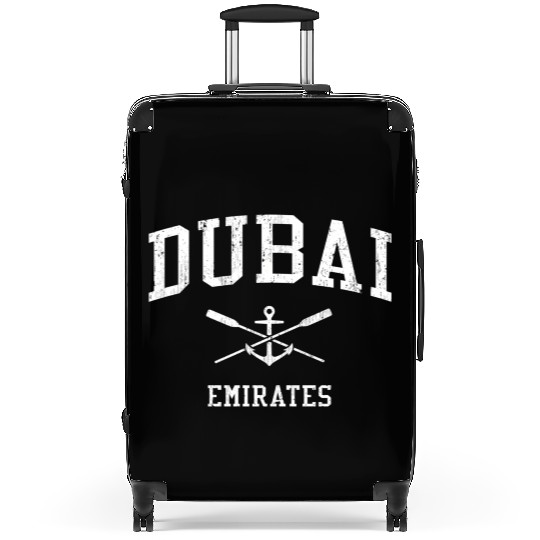 Dubai Crossed Oars Boat Anchor Sports Suitcases