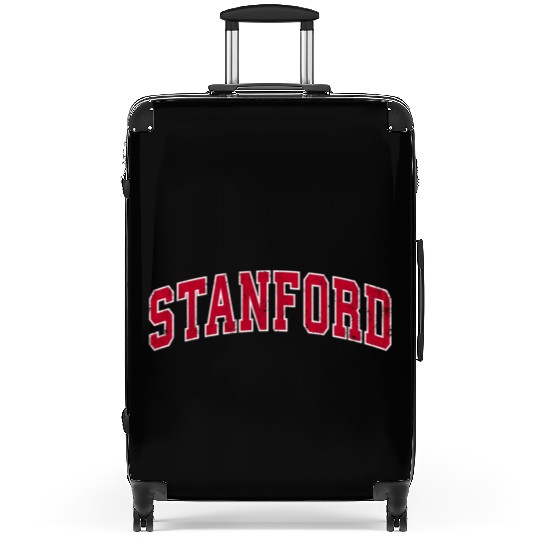 Stanford California Ca Sports Red Suitcases