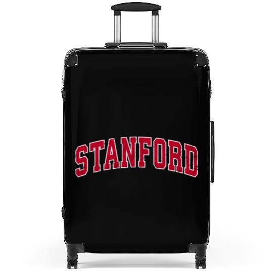 Stanford California Ca Sports Red Suitcases