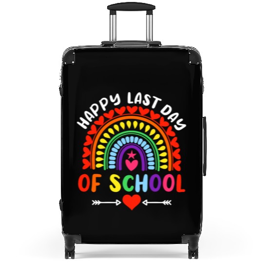 Rainbow Happy Last Day Of School Teacher Boys Suitcases