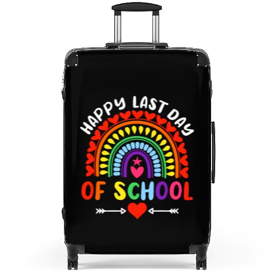 Rainbow Happy Last Day Of School Teacher Boys Suitcases