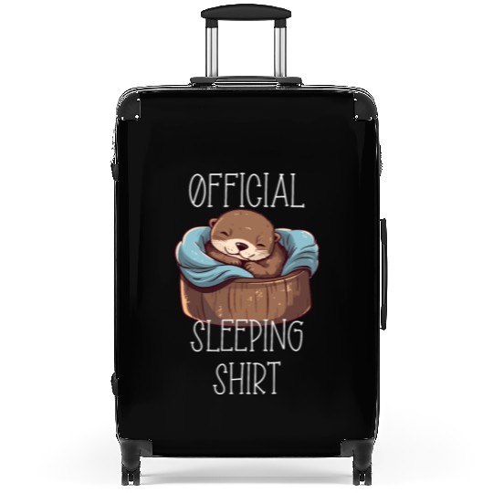 Official sleeping pajama Suitcases sea otter