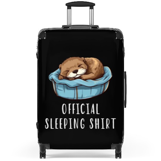 Official sleeping pajama Suitcases sea otter
