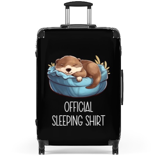 Official sleeping pajama Suitcases sea otter