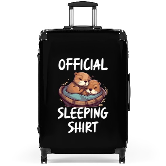 Official sleeping pajama Suitcases sea otter