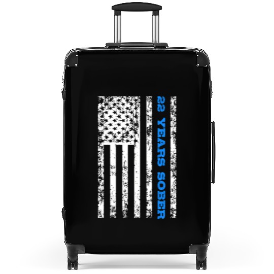 Sobriety 22 Years Sober Suitcases