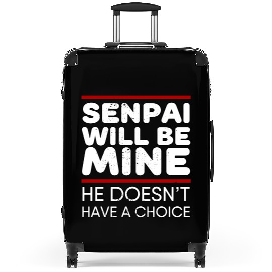 Senpai Will Be Mine Yandere Cosplay Suitcases