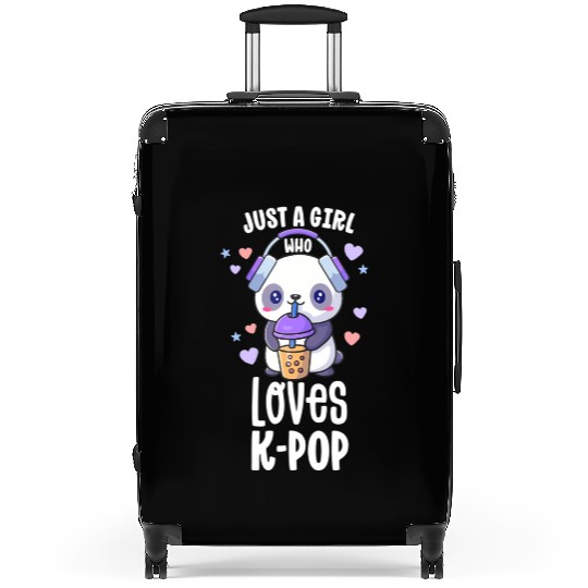 Just A Girl Who Loves K-Pop Kawaii Boba And KPop Suitcases