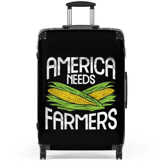 America Needs Farmers Agriculture Corn Farming Suitcases