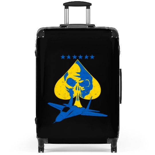 The Ghost Of Kyiv Kiev Ukraine Ace Fighter Pilot Suitcases
