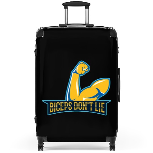 Biceps Don't Lie | Gym And Fitness Workout Suitcases
