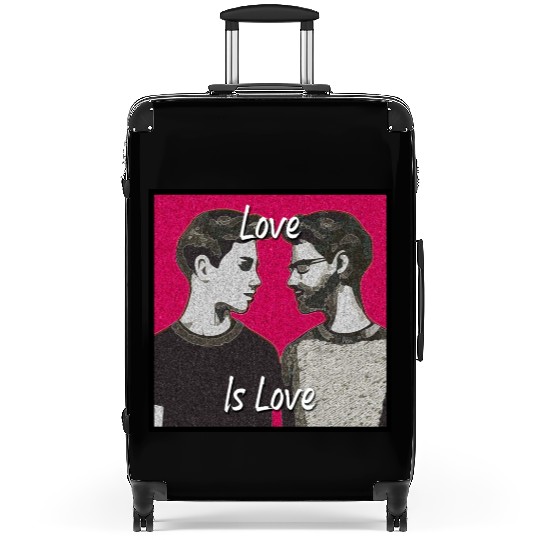 Love Is Love - Colorful LGBTQ Graphic Suitcases