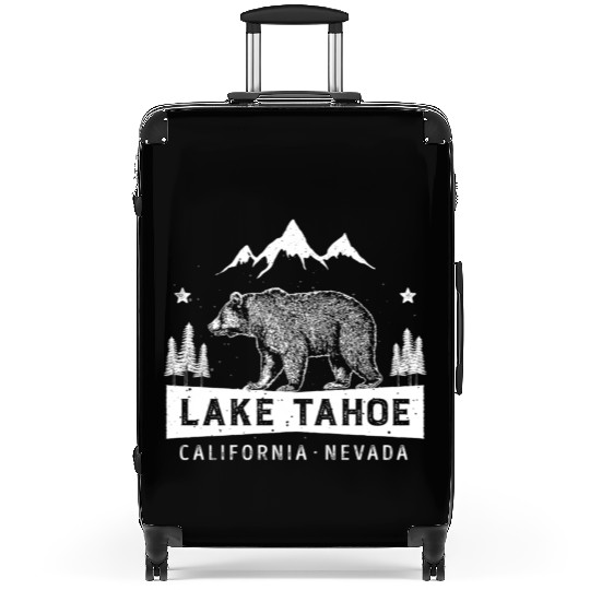Lake Tahoe California Nevada Bear Suitcases