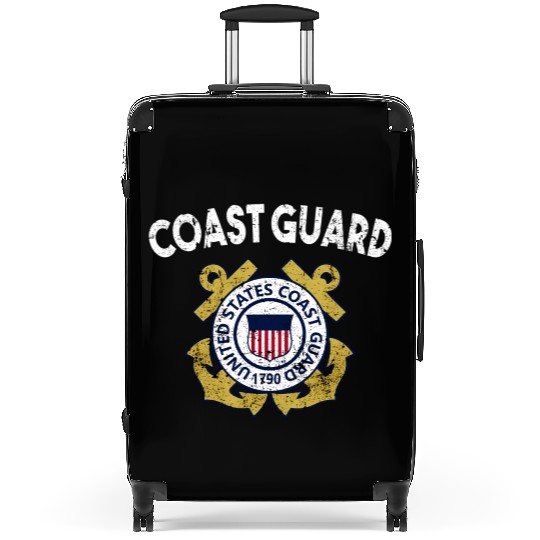 Proud Coast Guard Military Pride Suitcases