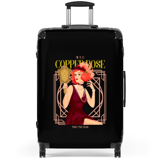 Nyc Copper Rose The Great Gatsby Suitcases
