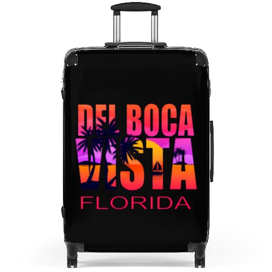Del Boca Vista Retirement Community Novelty Suitcases