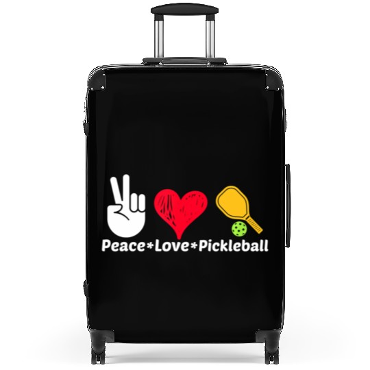 Paddleball Sports Mom Dad Retirement Peace Love Pi Suitcases