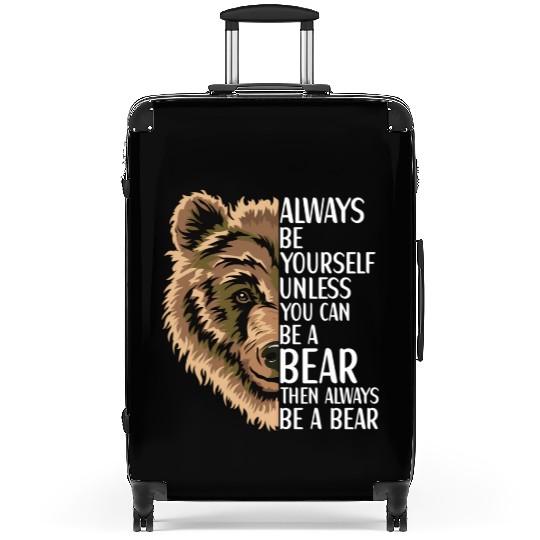 Bear Grizzly Wildlife Animal For Suitcases