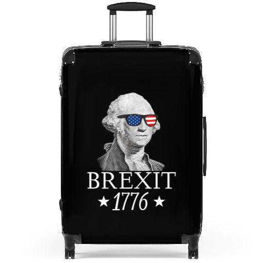 Brexit 1776 George Washington Revolution Usa Indep Suitcases