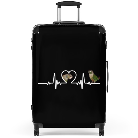 Heart Beat Green Cheek Conure Parrot Bird Suitcases