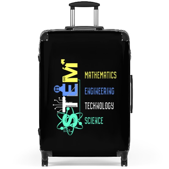 Stem Teacher Science Technology Engineer Math Suitcases