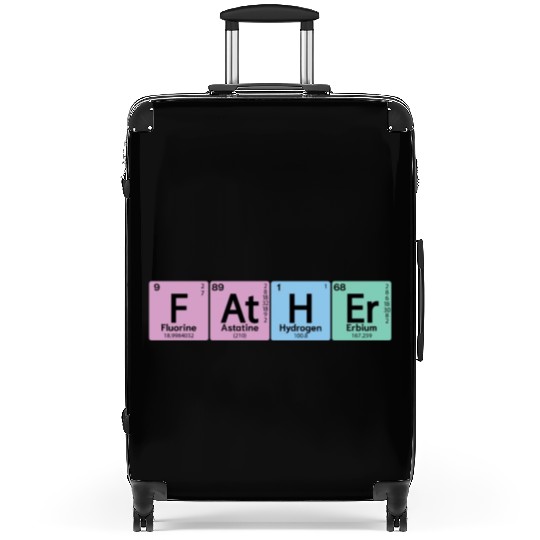 At H Er Father Element Periodic Table Element Suitcases