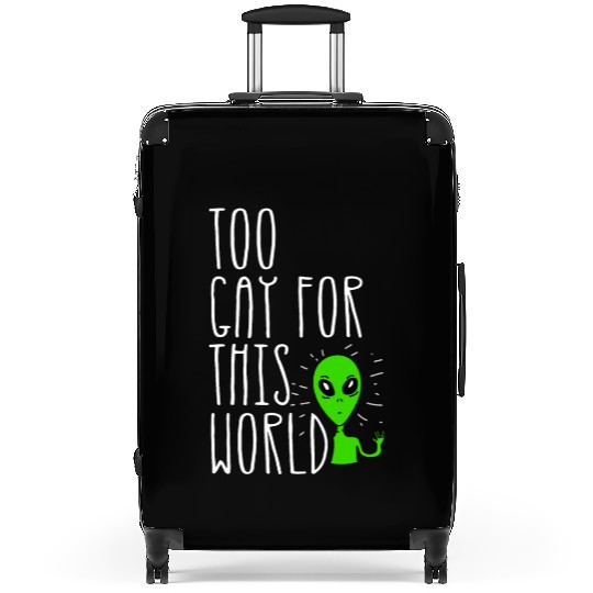 Too Gay For This World Gay Pride Parade LGBTQ Suitcases