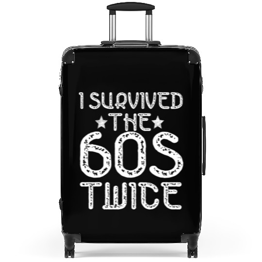 I Survived The Sixties 60S Twice Suitcases